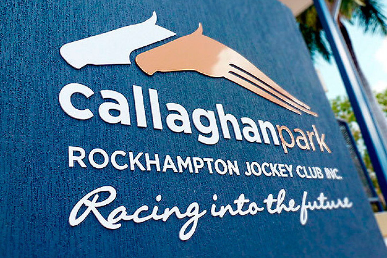 Callaghan Park signage close up