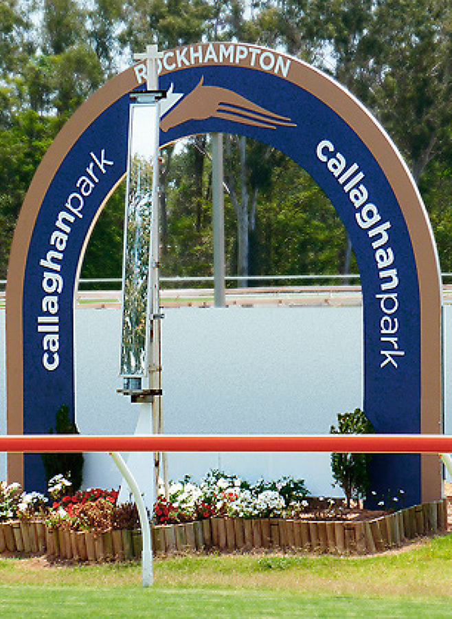 Callaghan Park finish line