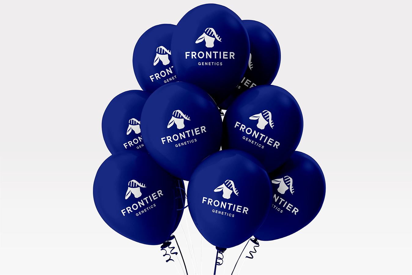 Frontier Genetics Event balloon branding